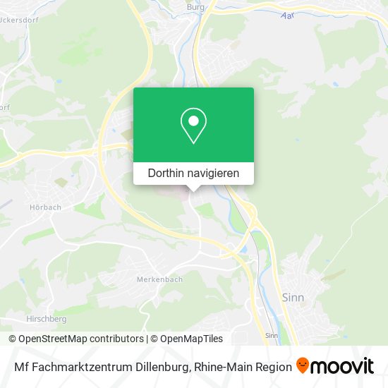Mf Fachmarktzentrum Dillenburg Karte