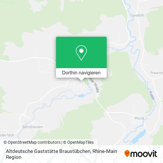 Altdeutsche Gaststätte Braustübchen Karte