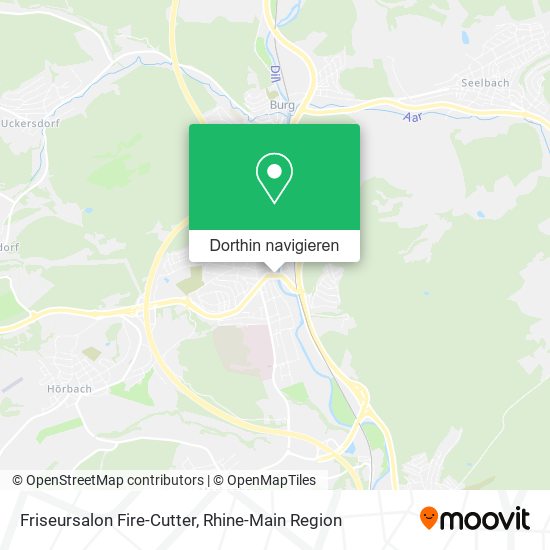 Friseursalon Fire-Cutter Karte