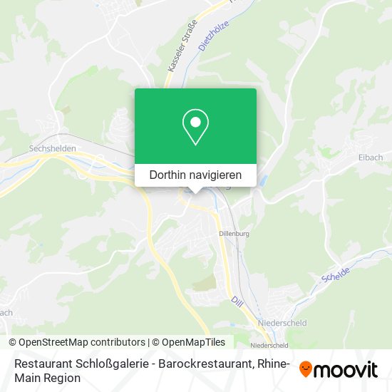 Restaurant Schloßgalerie - Barockrestaurant Karte