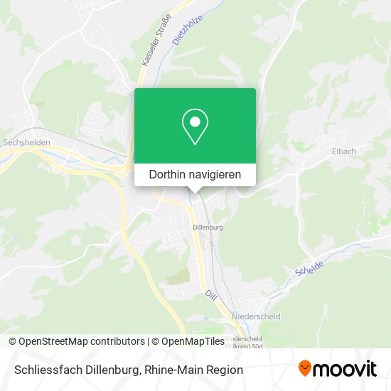Schliessfach Dillenburg Karte