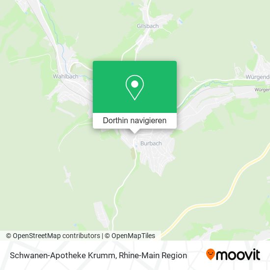 Schwanen-Apotheke Krumm Karte