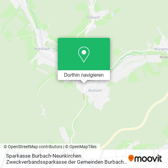 Sparkasse Burbach-Neunkirchen Zweckverbandssparkasse der Gemeinden Burbach und Neunkirchen Karte