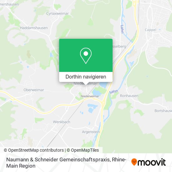 Naumann & Schneider Gemeinschaftspraxis Karte