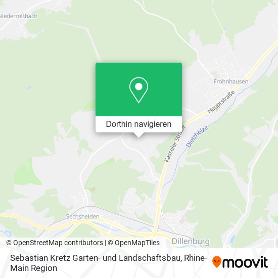 Sebastian Kretz Garten- und Landschaftsbau Karte