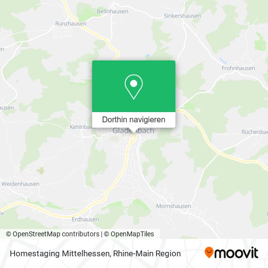 Homestaging Mittelhessen Karte