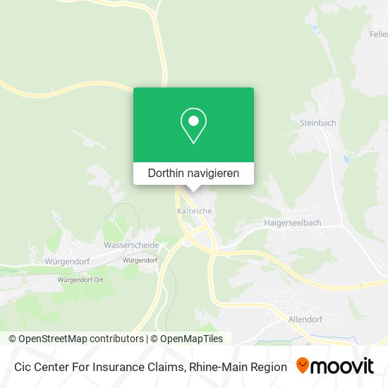 Cic Center For Insurance Claims Karte