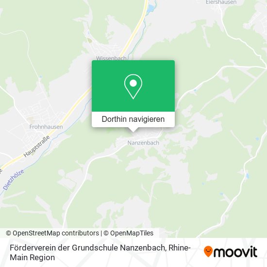Förderverein der Grundschule Nanzenbach Karte
