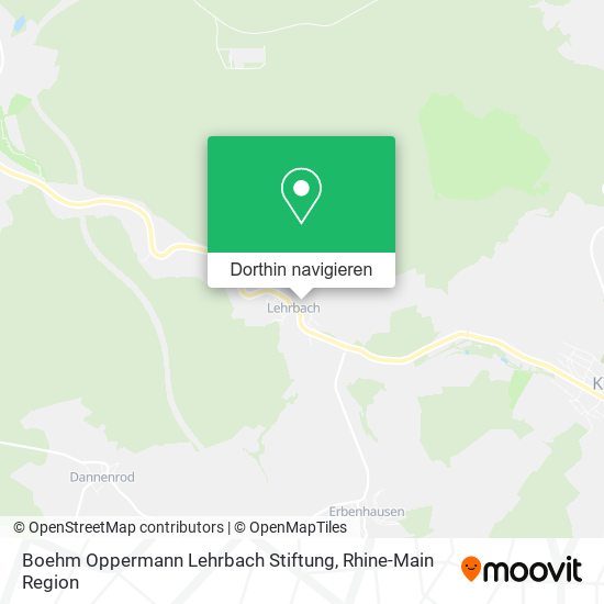 Boehm Oppermann Lehrbach Stiftung Karte