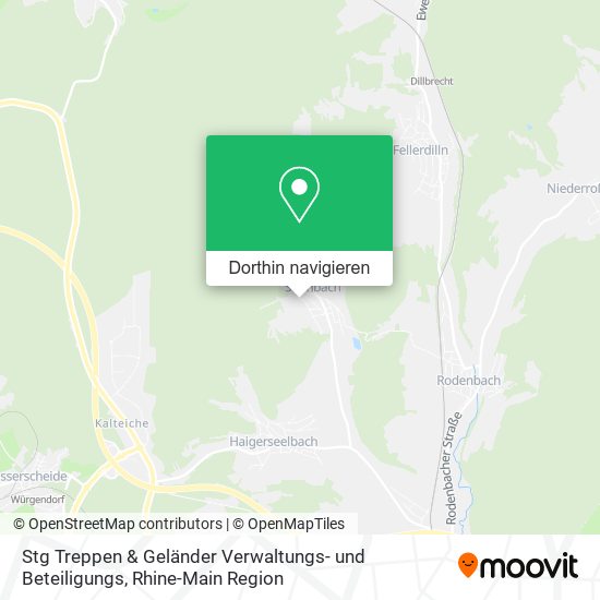 Stg Treppen & Geländer Verwaltungs- und Beteiligungs Karte