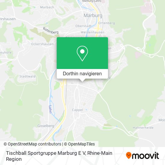 Tischball Sportgruppe Marburg E V Karte
