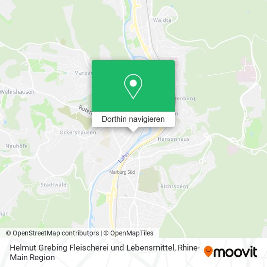 Helmut Grebing Fleischerei und Lebensrnittel Karte