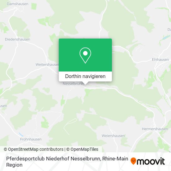 Pferdesportclub Niederhof Nesselbrunn Karte