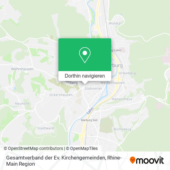 Gesamtverband der Ev. Kirchengemeinden Karte