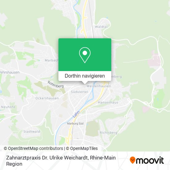 Zahnarztpraxis Dr. Ulrike Weichardt Karte