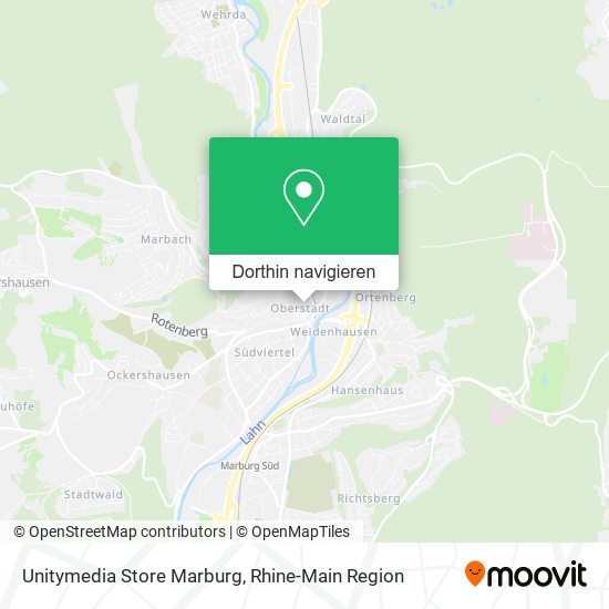 Unitymedia Store Marburg Karte