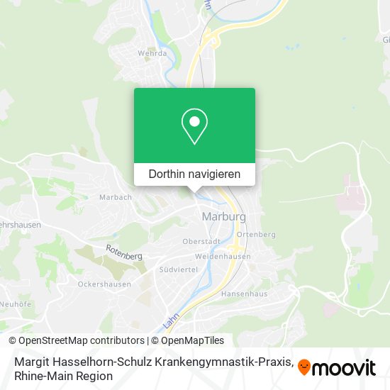 Margit Hasselhorn-Schulz Krankengymnastik-Praxis Karte