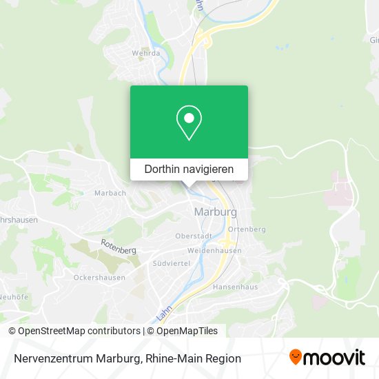 Nervenzentrum Marburg Karte