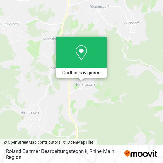 Roland Bahmer Bearbeitungstechnik Karte