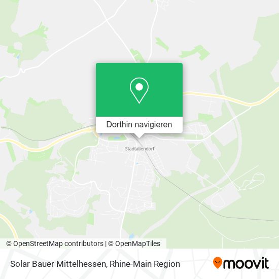 Solar Bauer Mittelhessen Karte