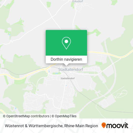 Wüstenrot & Württembergische Karte