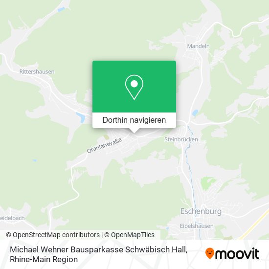 Michael Wehner Bausparkasse Schwäbisch Hall Karte