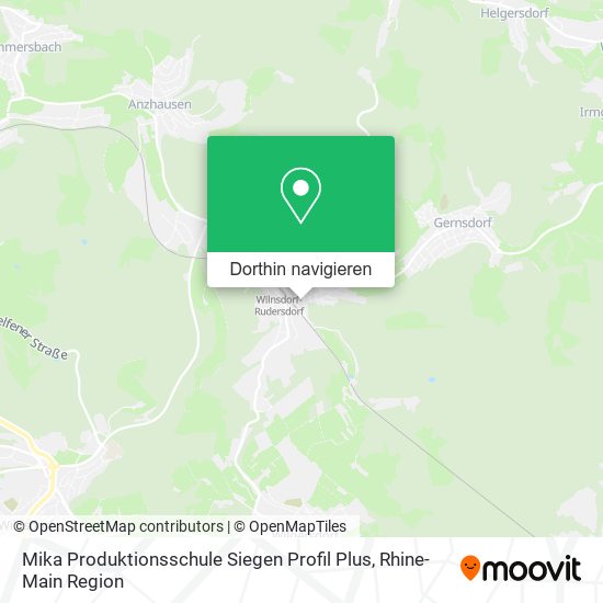 Mika Produktionsschule Siegen Profil Plus Karte
