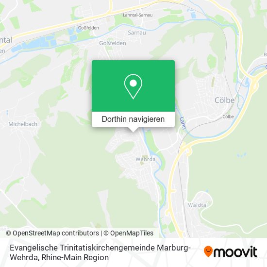 Evangelische Trinitatiskirchengemeinde Marburg-Wehrda Karte