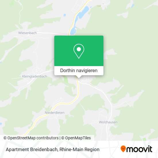 Apartment Breidenbach Karte