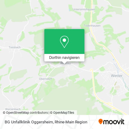 BG Unfallklinik Oggersheim Karte