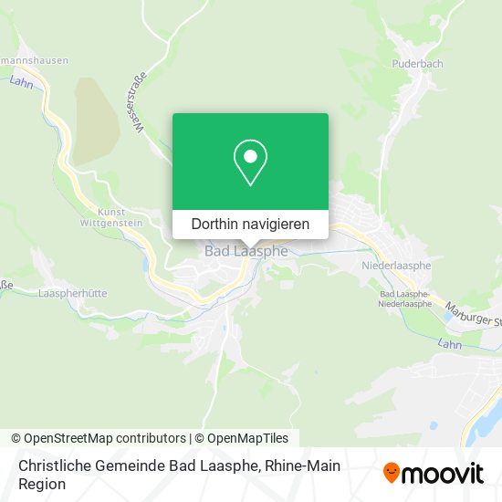 Christliche Gemeinde Bad Laasphe Karte