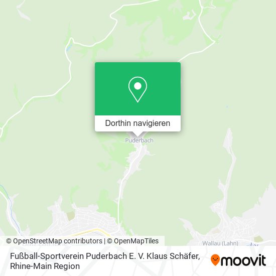 Fußball-Sportverein Puderbach E. V. Klaus Schäfer Karte