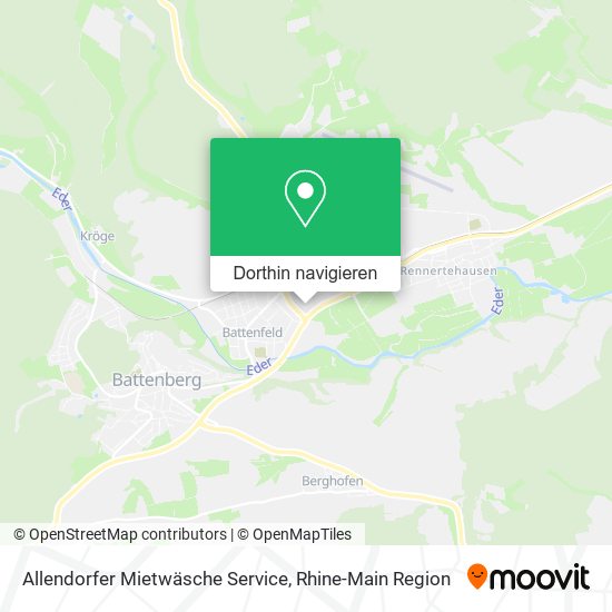 Allendorfer Mietwäsche Service Karte