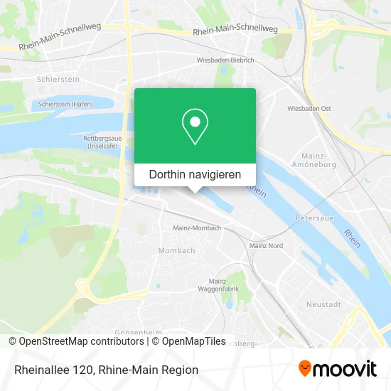 Rheinallee 120 Karte