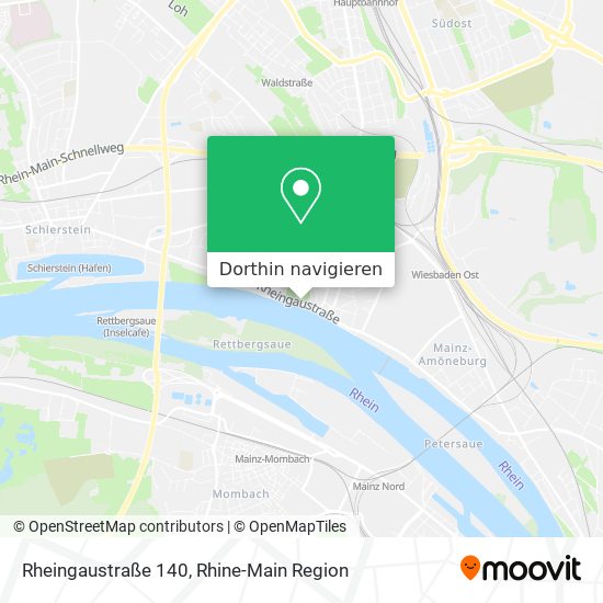 Rheingaustraße 140 Karte