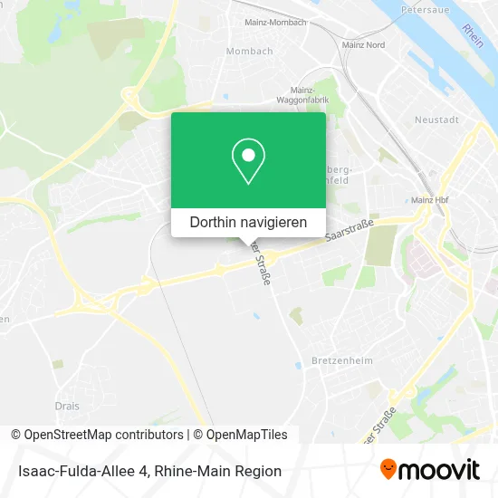 Isaac-Fulda-Allee 4 Karte