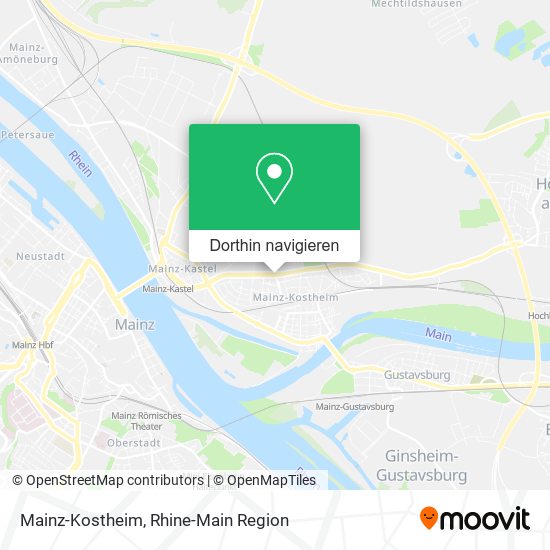 Mainz-Kostheim Karte