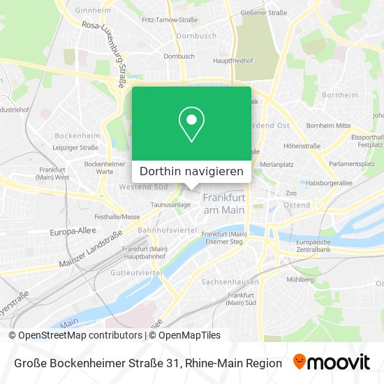 Große Bockenheimer Straße 31 Karte