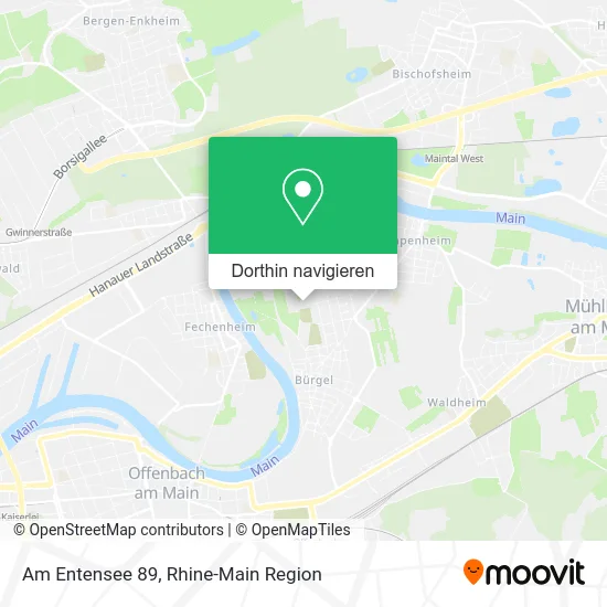 Am Entensee 89 Karte