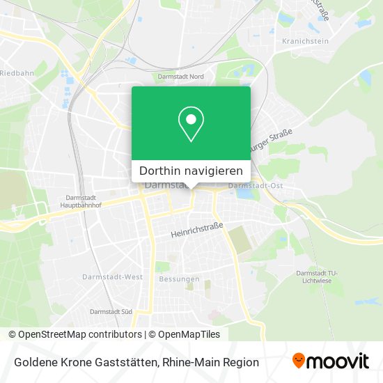 Goldene Krone Gaststätten Karte