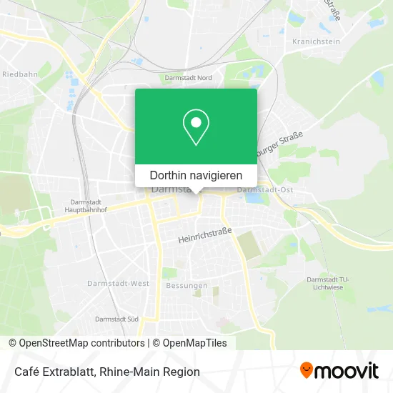 Café Extrablatt Karte