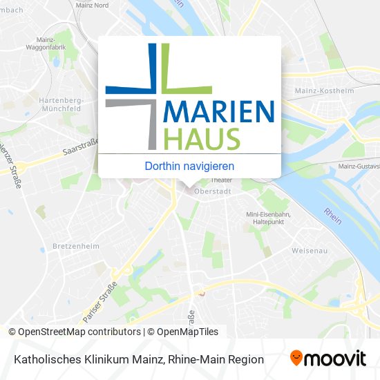 Katholisches Klinikum Mainz Karte