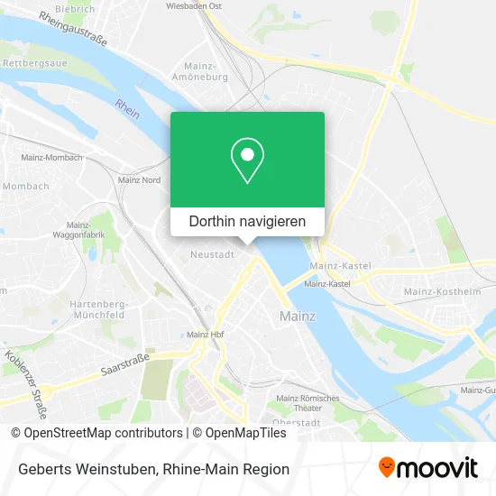 Geberts Weinstuben Karte