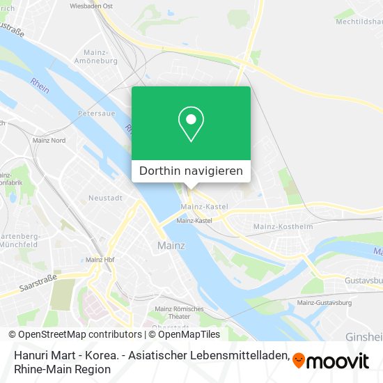 Hanuri Mart - Korea. - Asiatischer Lebensmittelladen Karte