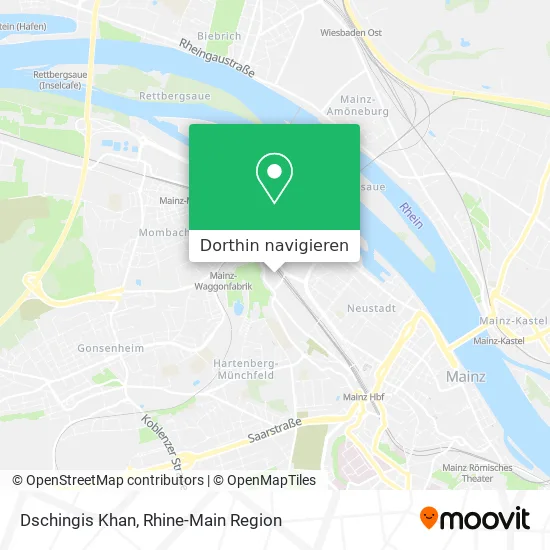 Dschingis Khan Karte