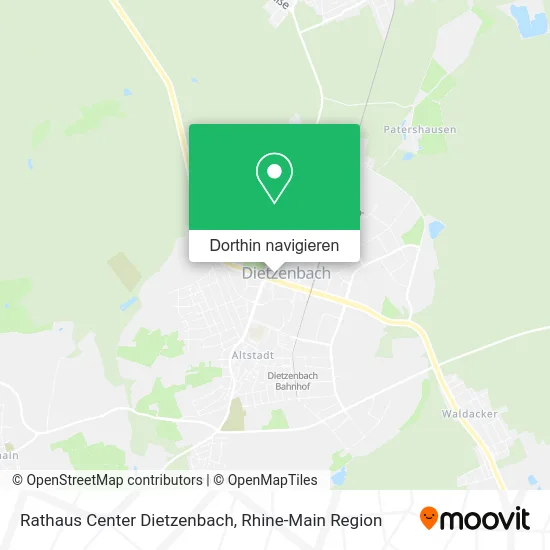 Rathaus Center Dietzenbach Karte