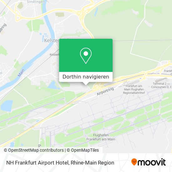 NH Frankfurt Airport Hotel Karte