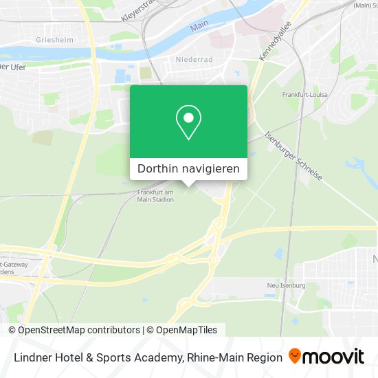 Lindner Hotel & Sports Academy Karte