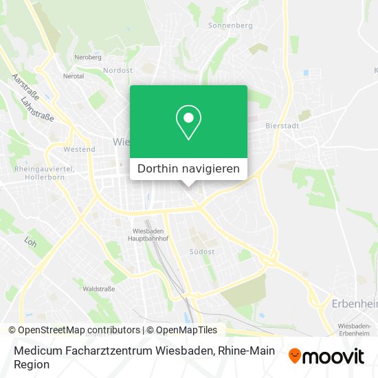 Medicum Facharztzentrum Wiesbaden Karte