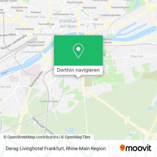 Derag Livinghotel Frankfurt Karte